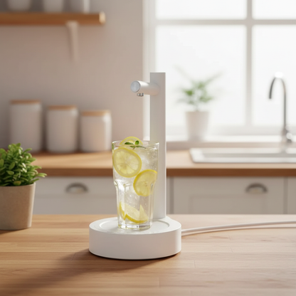 Dispensador de Agua en cocina cozy